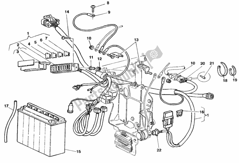 Todas las partes para Arnés De Cableado de Ducati Superbike 748 SPS 1998